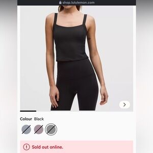 Lululemon  Align™ Lace-Panel Tank
Light Support, B/C Cup